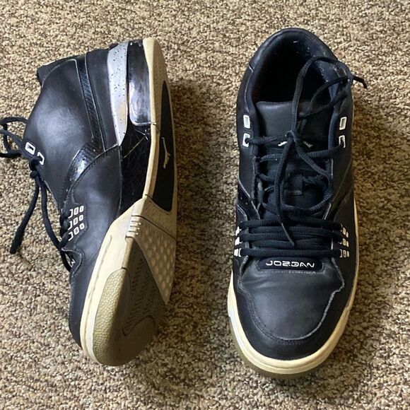 NIKE JORDAN AIR FLIGHT 23 (BG) BLACK317820-011 CLASSIC MEN SHOES 12 - Picture 13 of 14